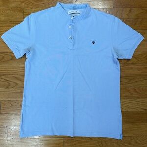 Zara Summer Blue Short Sleeve Polo